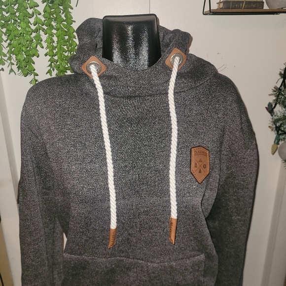 Paraffin Platinum Grey Heathered Hoodie M - Picture 2 of 9